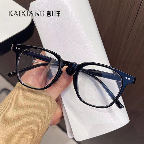 Women's fashion classic anti-blue light and anti-radiation glasses for men to watch mobile phones and computers, anti-fatigue eye protection for flat eyes