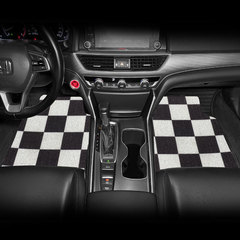 Universal Car Mat with Silk Ring, Single Piece, Cuttable, High-Grade Cartoon Style, Easy to Clean, In-Car Dirt Protection Mat for Women