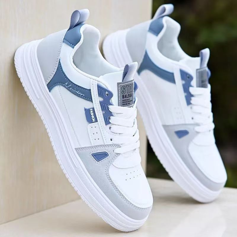 Brand Men's Sneakers Spring and Summer Sports Shoes Men's 2025 New Trendy Versatile White Shoes Men's Casual Shoes