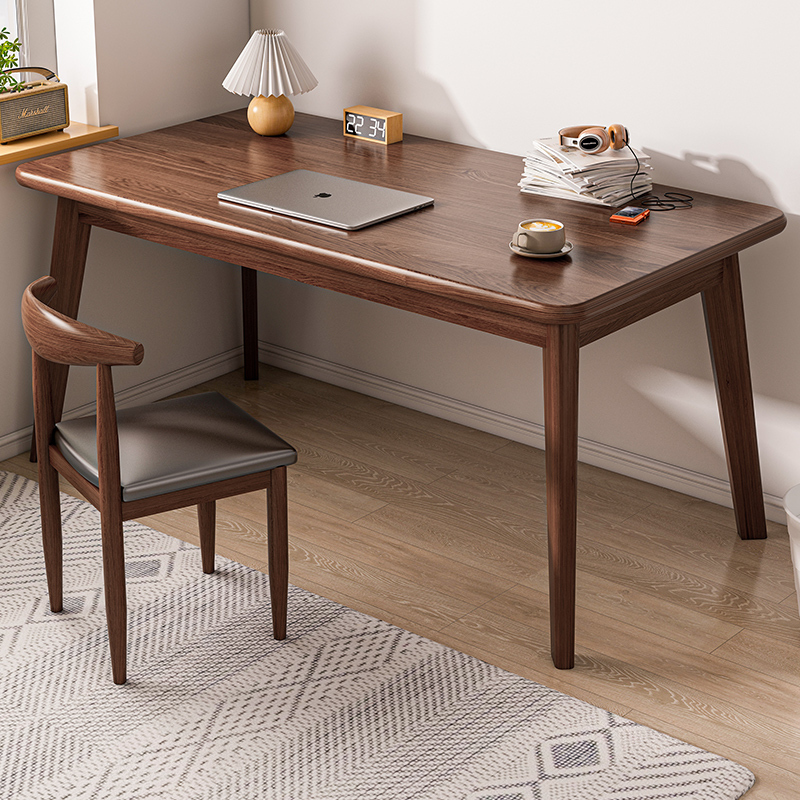Desk Student Home Writing Desk Simple Rental House Solid Wood Leg Computer Table Desktop Desk Simple Modern