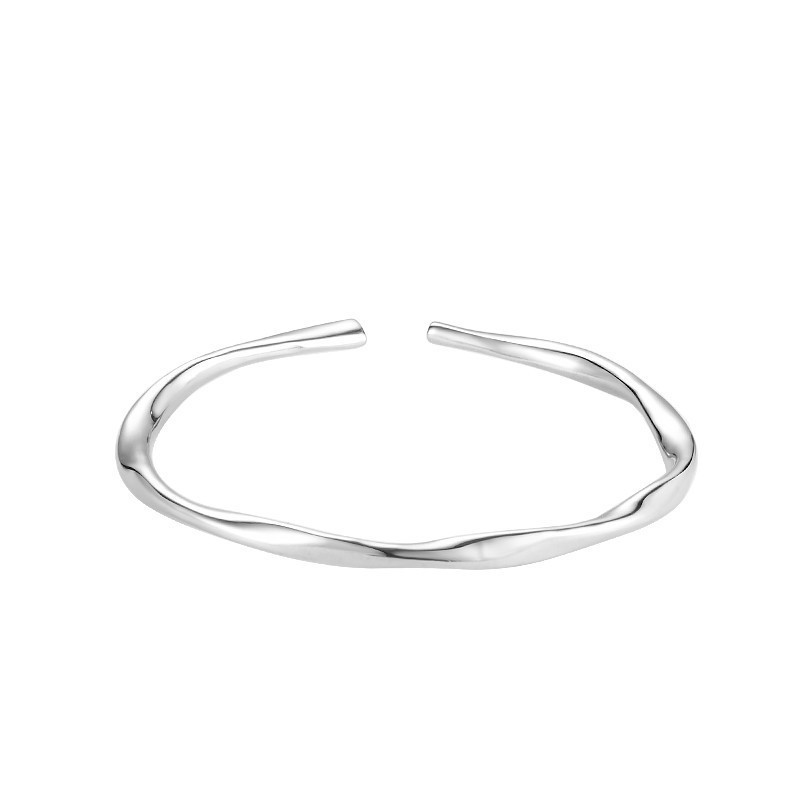 925 Sterling Silber Mobius Armband Für Damen Minimalistischer Stil_voghion.com