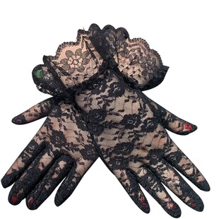 Fun accessories big lace sexy lace short gloves a generation of W20