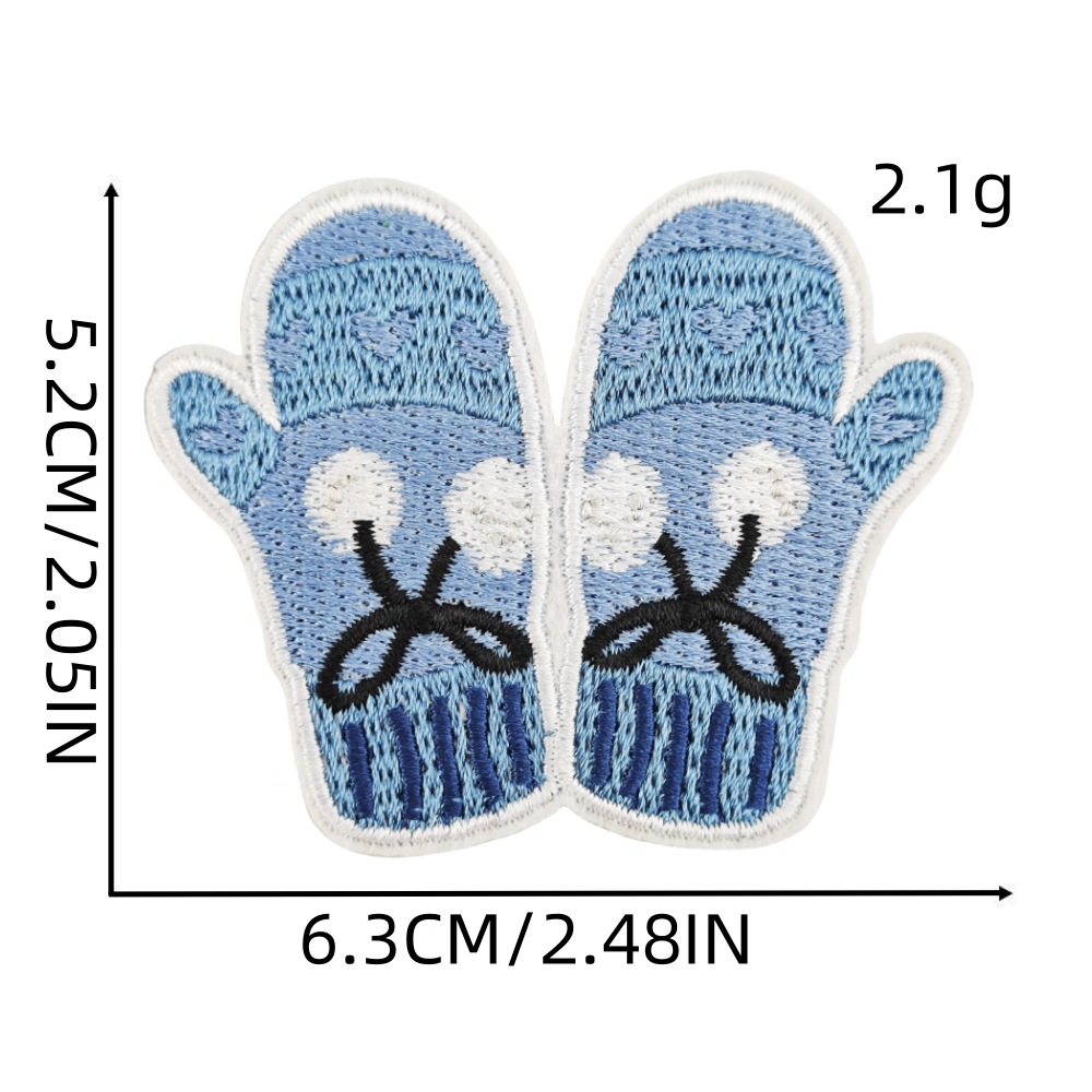3g Weight Clothing Sticker Patches Classification 1 Piece, 1 Set Quantity Nonwoven, Polyester Material Christmas Festival Letter, Snowman, Snowflake Pattern Cute Style 1 Piece 1 Set Cute Letter Chrismas Snowman Snowflake Nonwoven Polyester Clothing Sticker Patches 11