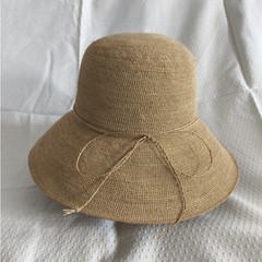 ラッフィーの草の帽子の素地の片手の商品の供給源のメーカーの1 cm5列の密度