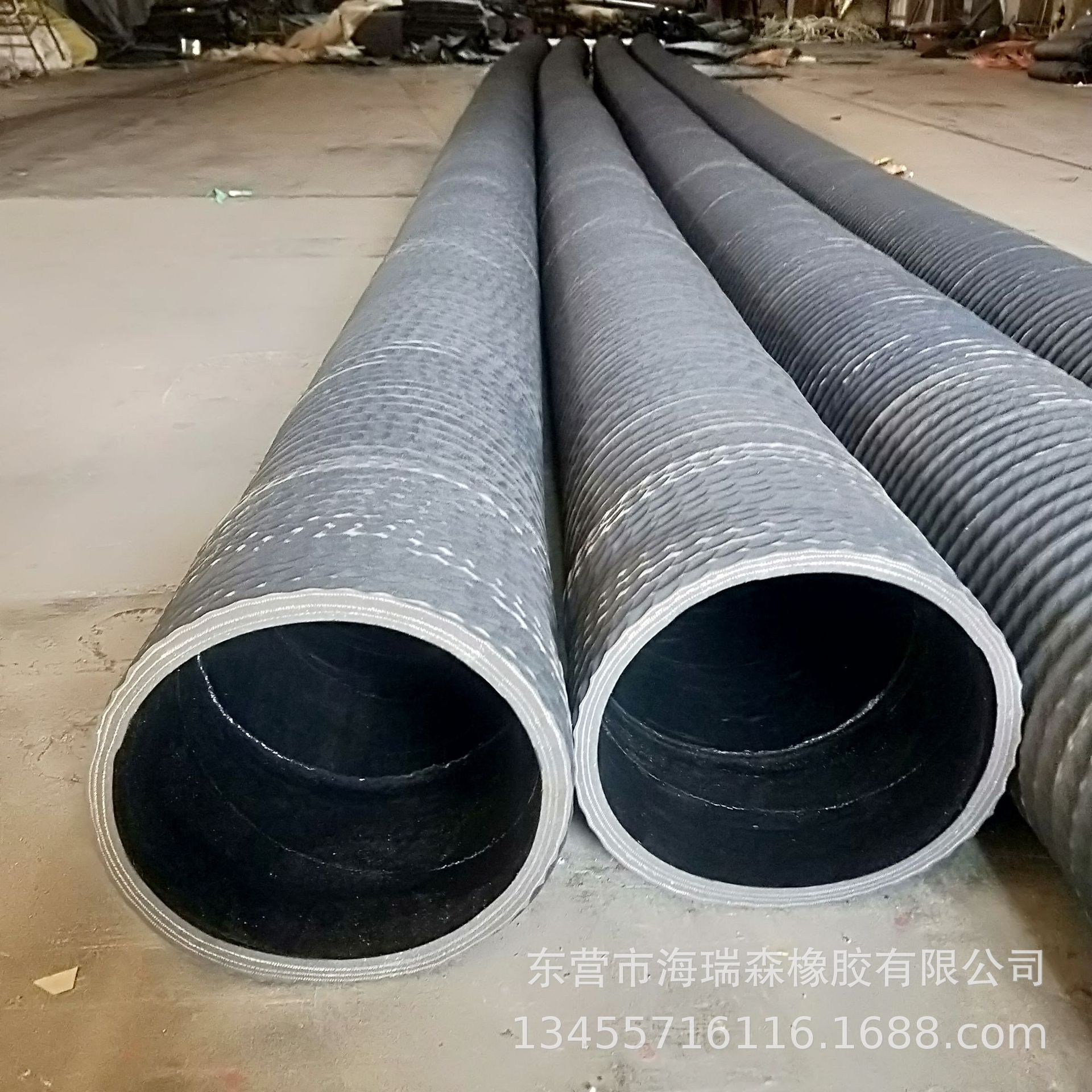 大口径优质橡胶钢丝排吸钢丝管工厂抗洪抢险配套吸排水橡胶钢丝管