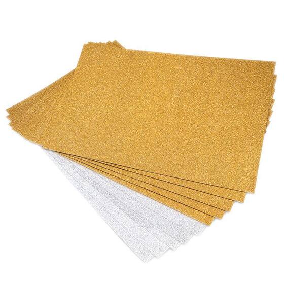 250g glitter pearl paper color gold powder Christmas paper-cut special paper A4 manual Christmas packaging cardboard