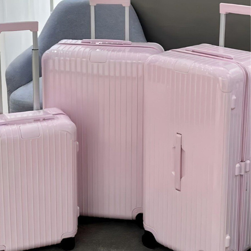Rimowa R Luggage Trunk 33inch Square Suitcase for Checked Baggage 30inch Essential Trolley Case 21inch