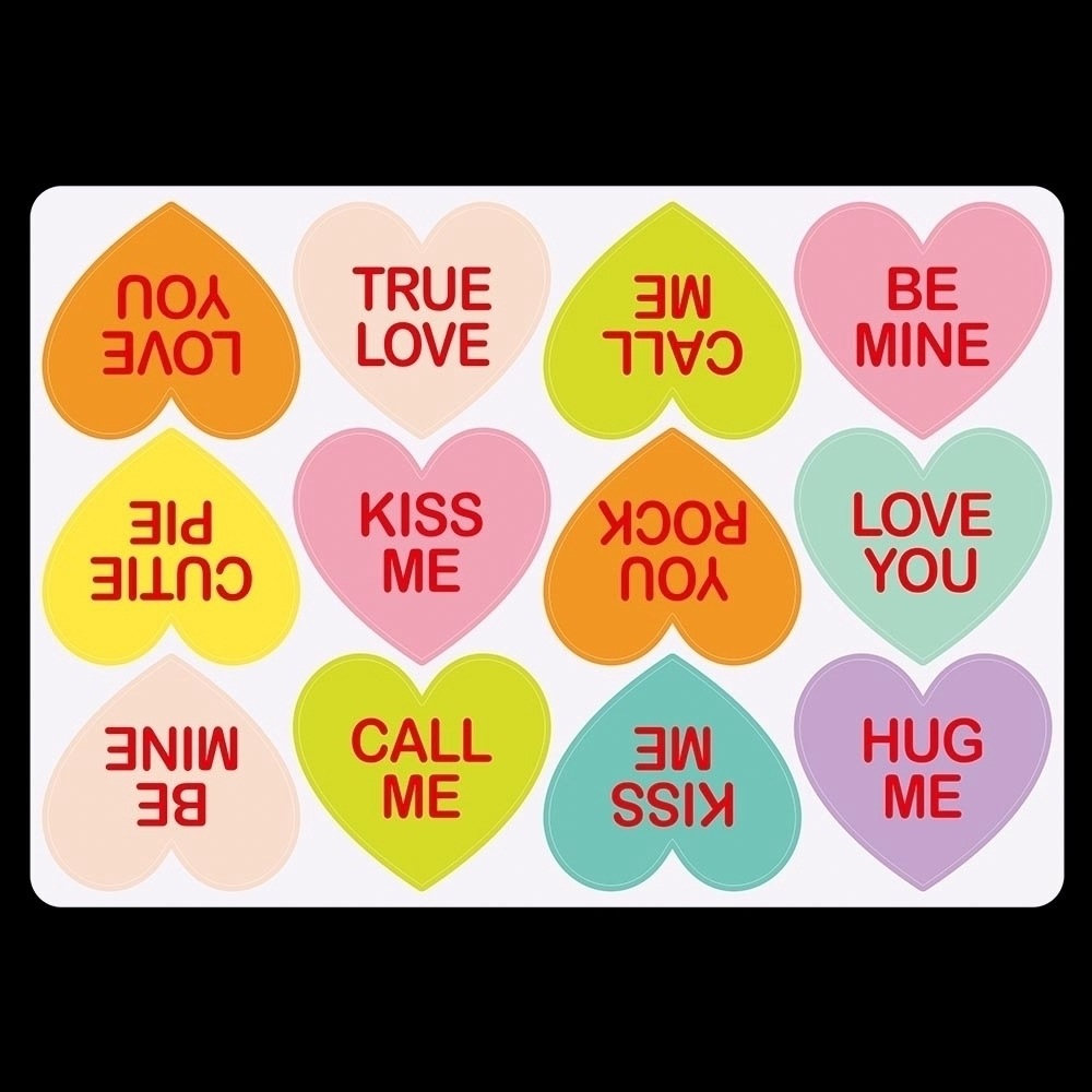 Amazon Día de San Valentín fiesta decoración Pegatinas de papel decoración del Día de San Valentín Diario pegatinas