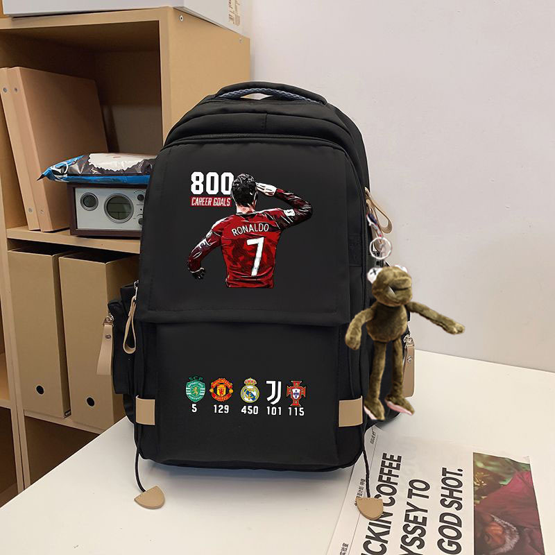 2024 Liga de Campeones Copa del Mundo de fútbol Mochila Real Madrid KakaCroba Messi Chelsea Manchester United estudiantes