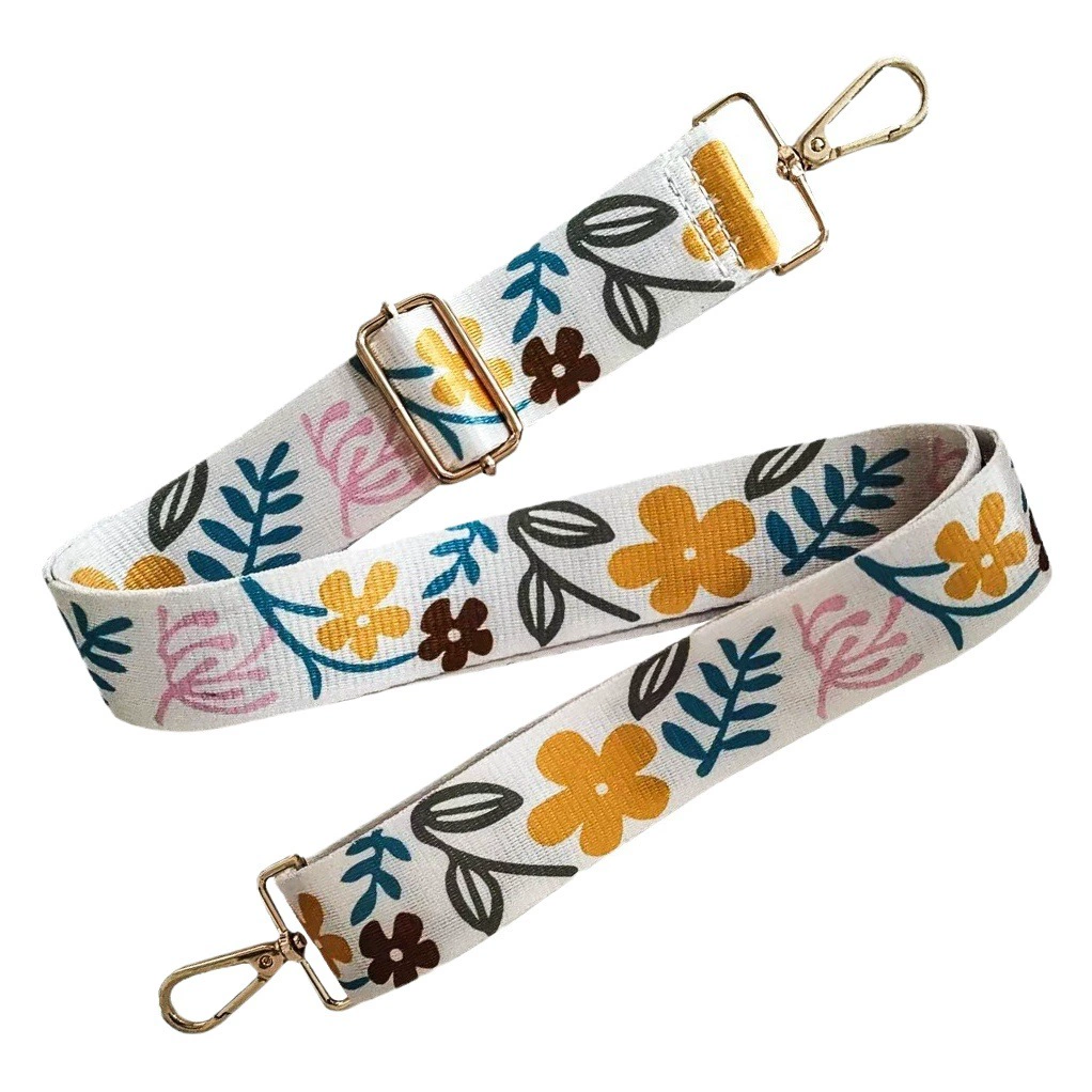 1 шт. Кошелек с пряжкой из розового золота, широкий плечевой ремень, модный Регулируемый Сменный ремень, сумка через плечо, Холщовая Сумка