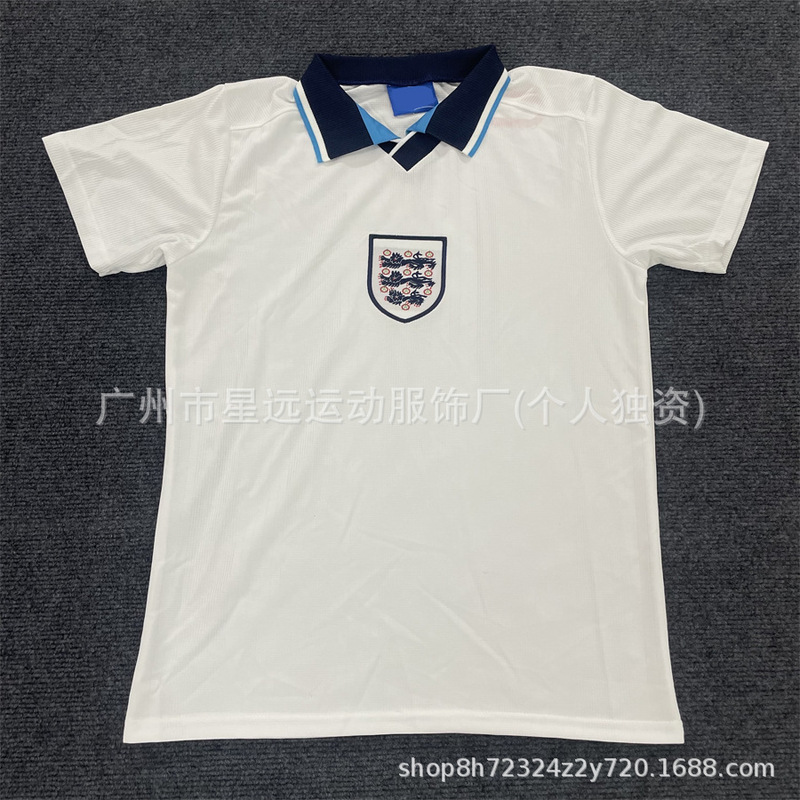 批发retro2006巴西英格兰贝克汉姆阿根廷复古球衣世界杯足球服T恤|undefined