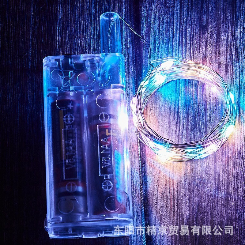 国境を越えた特別なアップグレードされた発光ウェーブボールライトストリング LED ライト装飾ライトストリング 2 バッテリーボックスライトコード 3 メートル|undefined