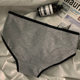 Sports cool style ins simple girls underwear waist Japanese black and white pure cotton ladies briefs wholesale