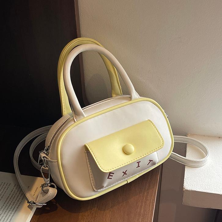 Trendy nicho con bolsos pequeños para mujer 2025 nuevo bolso de hombro de todo fósforo de color en contraste versión coreana del pequeño bolso cuadrado de mensajero de cercanías