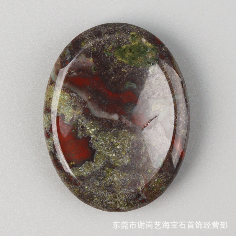 クロスボーダー爆発天然水晶親指石玉卵型親指マッサージ石worry stone忘憂石|undefined