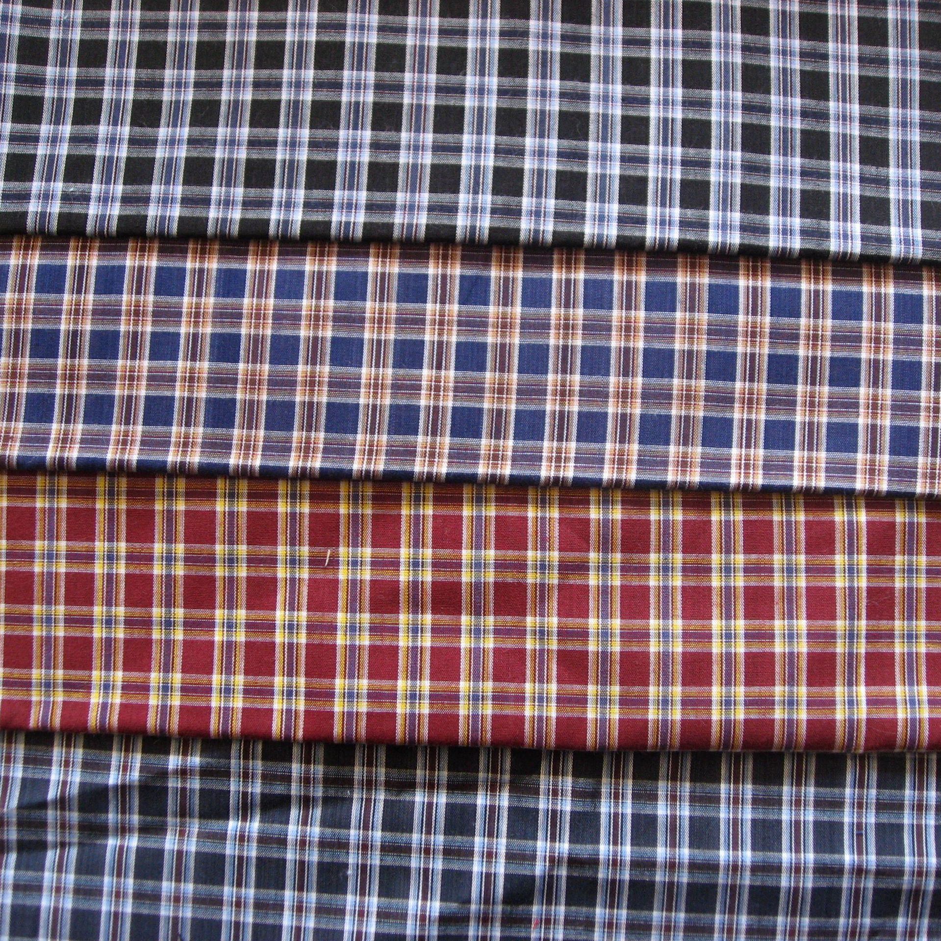 40s支全棉格子布 小方格纹面料 朝阳格 童装吸湿排汗 衬衫连衣裙