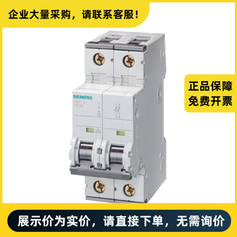 西门子 5SY4 高分断微型断路器 5SY4-2P C6,10kA | 5SY42067