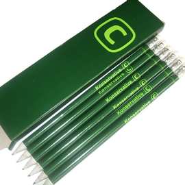 厂家批发HB铅笔超市促销铅笔丝印烫印热转印LOGO铅笔酒店礼品铅笔
