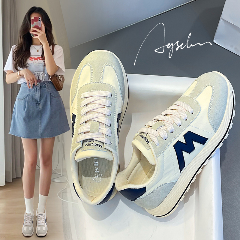 Augushiden Forrest Gump Shoes Women's 2022 Autumn New Leisure Sports Torre Shoes Internet Celebrity Fashion Waffle Shoes Tide