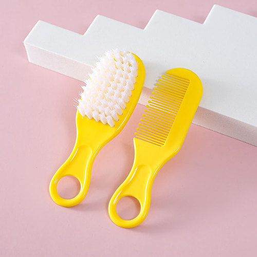 Newborn Safety Comb for Exfoliating Dry Skin, Baby Head Care Comb Set, Infant Massage Comb Brush Kit