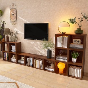 Tv Cabinet Living Room Home 2025 New Free Combination Cabinet Small Apartment Storage Cabinet Second-Hand Tv Cabinet