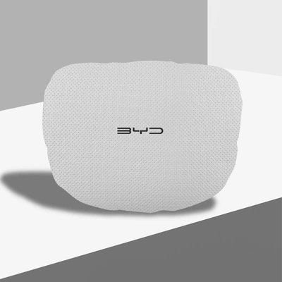 For BYD Car Headrest Han Headrest - high-end-punching-model-off-white-headrest-1-pack