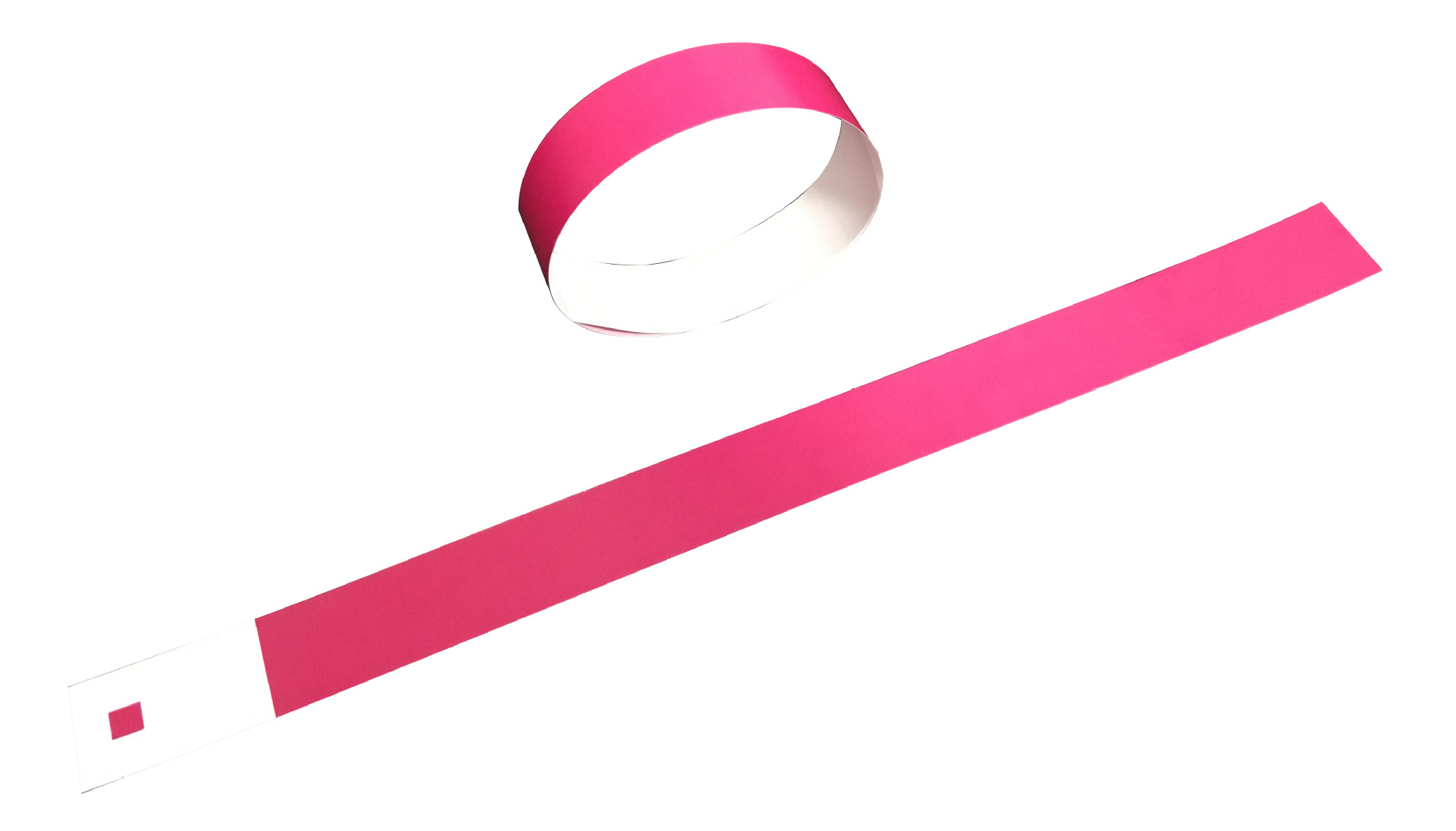 합성 종이 로즈 레드 100 스트립