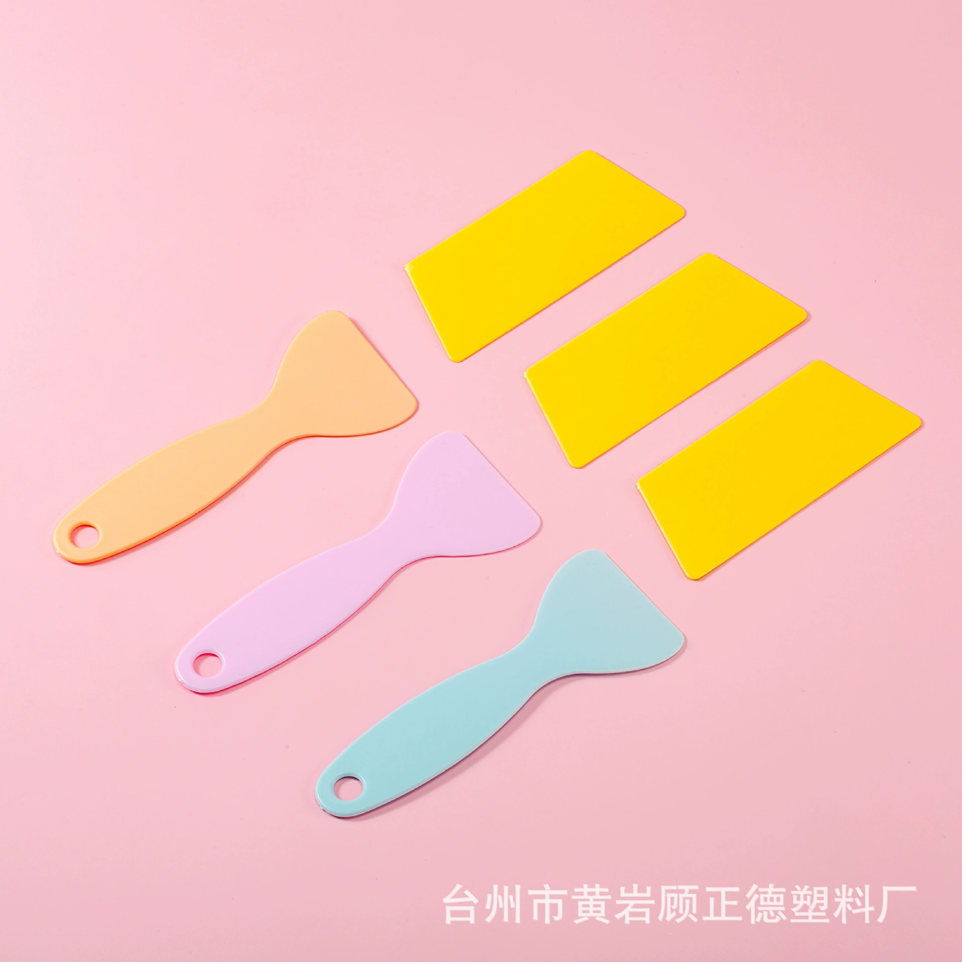 Заводская прямая поставка скребка для автомобильной пленки, пластиковый скребок цвета макарон, маленький пластиковый скребок, инструмент для пленки, портативный