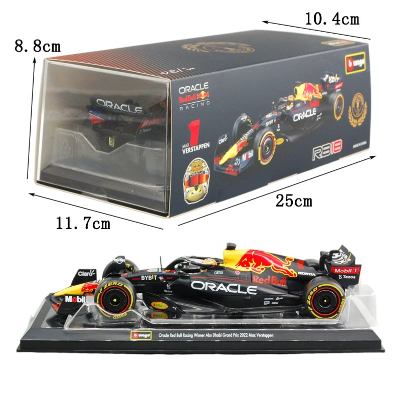 F1 гоночная модель Металлический сплав 1:24 модель Red Bull RB18 коллекция La Fa модель гоночной машины