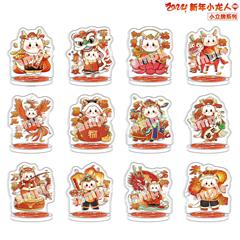 【Original Hand-drawn Little Dragon Figure Desk Ornament New Year Gift Creative Cute Toy Merchandise】