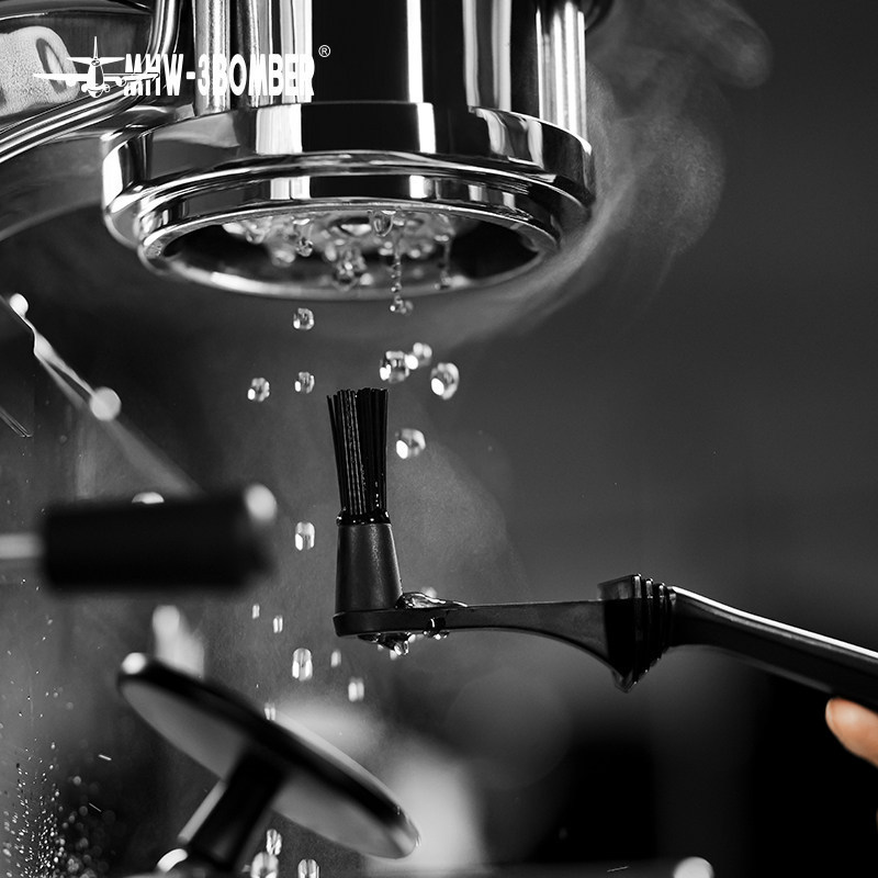MHW-3BOMBER bomber Italian coffee machine cleaning brush elbow anti-scald brush special brush for punching head MHW-3BOMBER bomber Italian coffee machine cleaning brush elbow anti-scald brush special brush for punching head