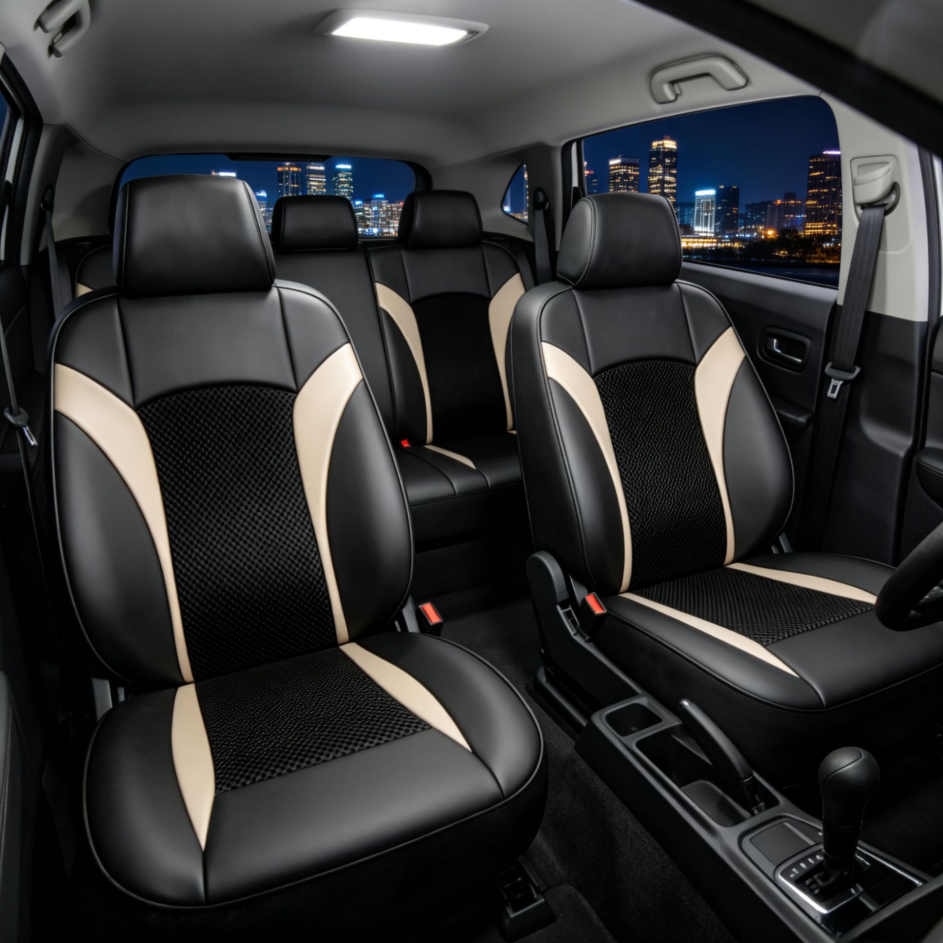 Cross-border foreign trade car seat cushion cover, full coverage, PU leather, easy to install, suitable for all seasons