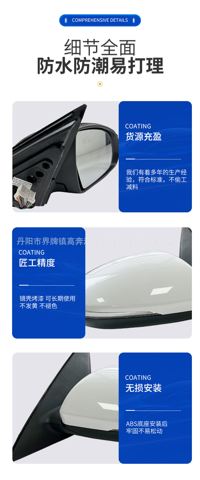 Suitable for 2016-2019 K5 Rearview Mirror Assembly, Factory Direct Sales, K5 for Optim Reflector