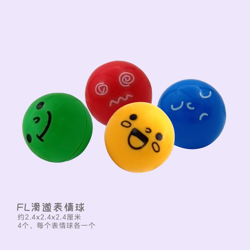 4 FL-шарика выражения слайдов (по одному на каждое выражение лица)