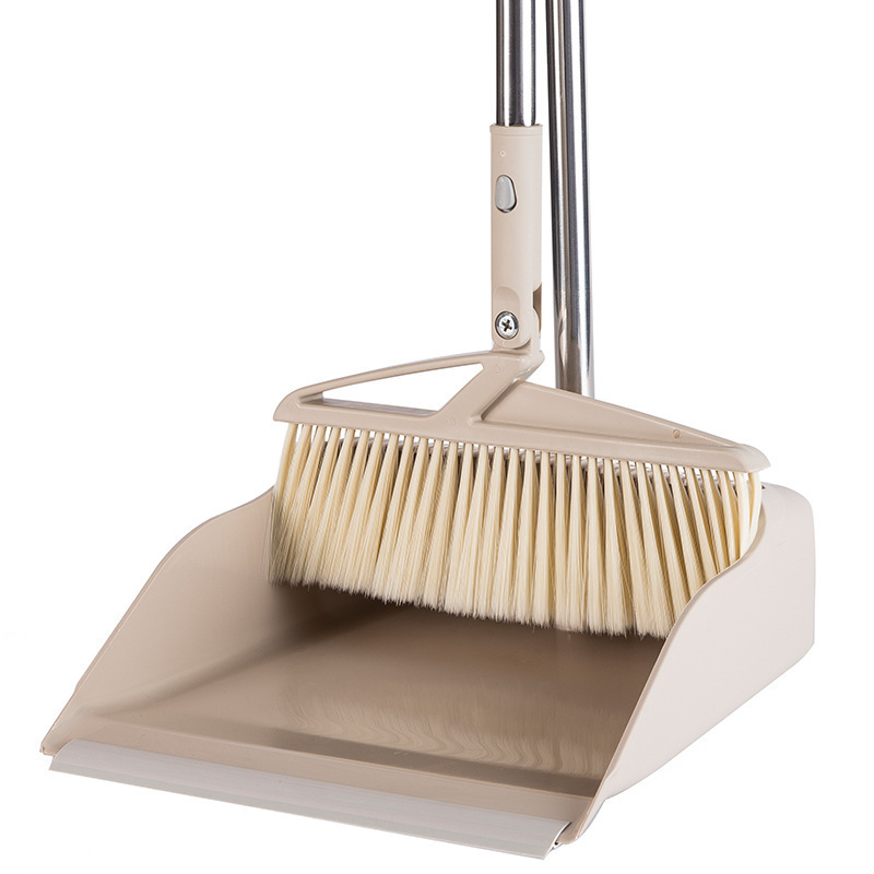 Klibang Household Plastic Broom Dustpan suit Sweeping Double Rod Broom Combination suit
