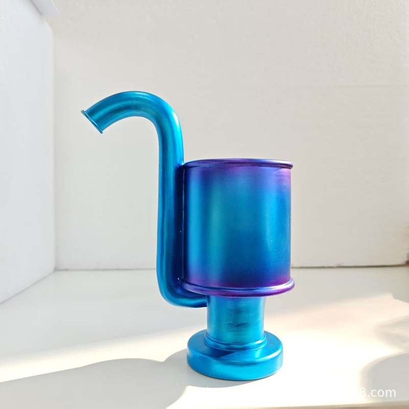 ペンホルダーオートバイの排気管スタイリング青紫グラデーションエレガントなパーソナライズされたオートバイ愛好家ホリデーギフト|undefined