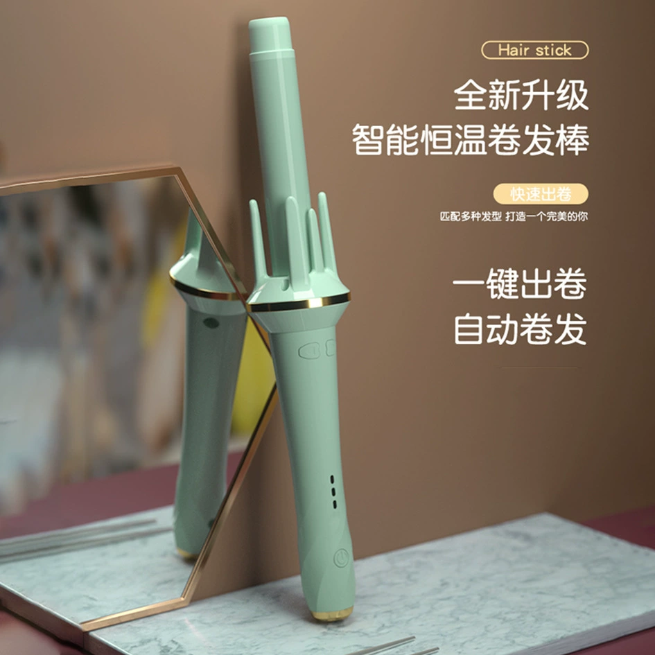 Automatic Curling Iron 28 mm, 3-Temp Auto-Rotate Barrel, Safe No-Damage Styling