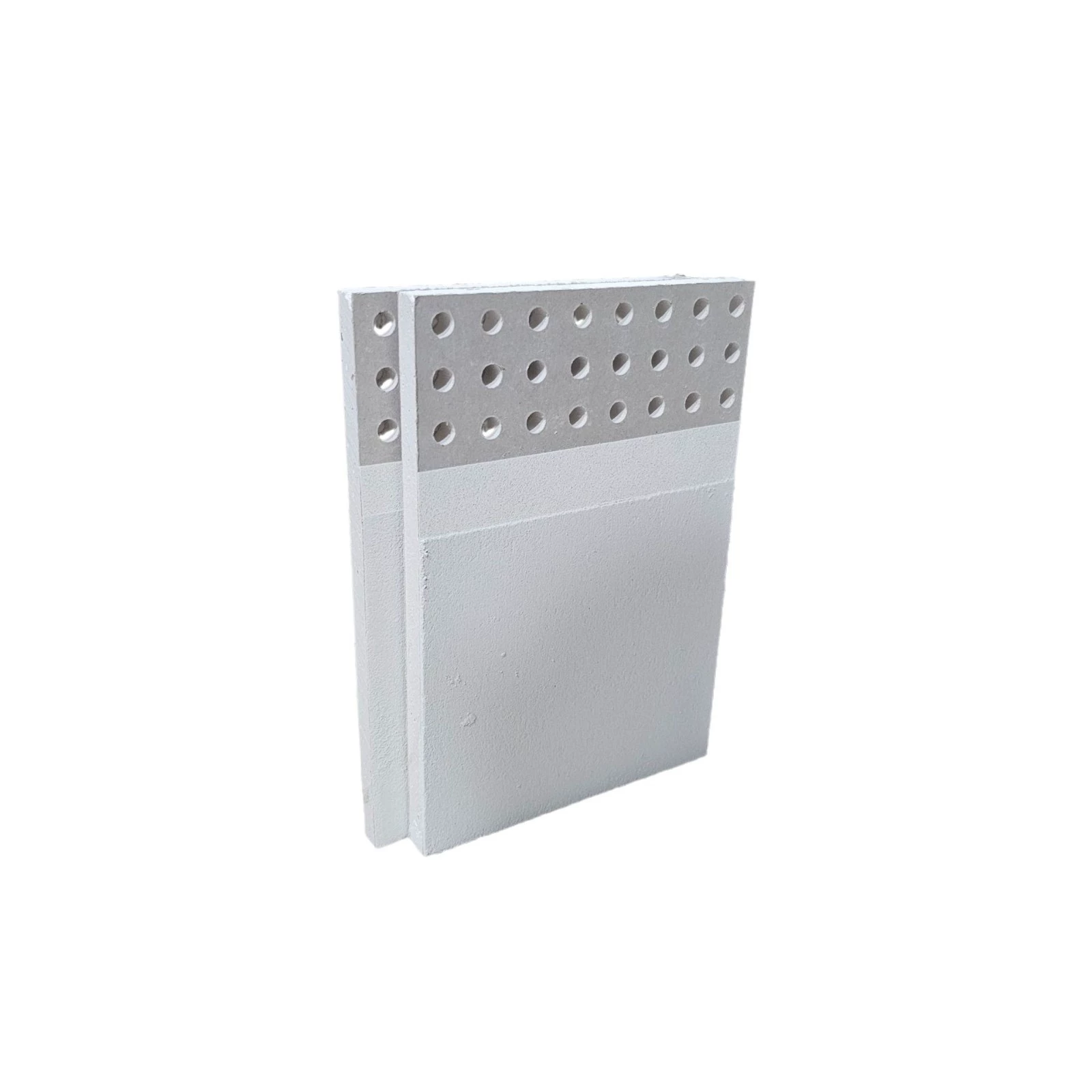 Moisture-proof and fire-resistant seamless sound-absorbing ceiling perforated gypsum board system seamless non-hole sound-absorbing ceiling