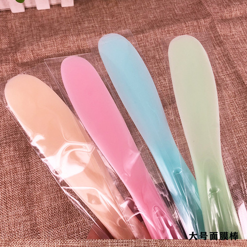 Large-sized Beauty Salon Mask Stick Silicone Body Mask Roller Mud Moxibustion Stick Color-adjustable Mask Stirring Stick DIY Mask Scoop Set
