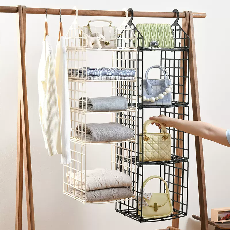 分层隔板衣柜收纳架柜子整理神器衣橱隔断悬挂置物架衣服裤子挂架