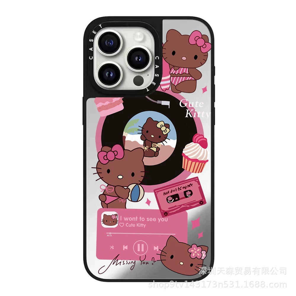 Apple совместимый iPhone17, профессиональный чехол, 17 Pro Max, зеркальный эффект