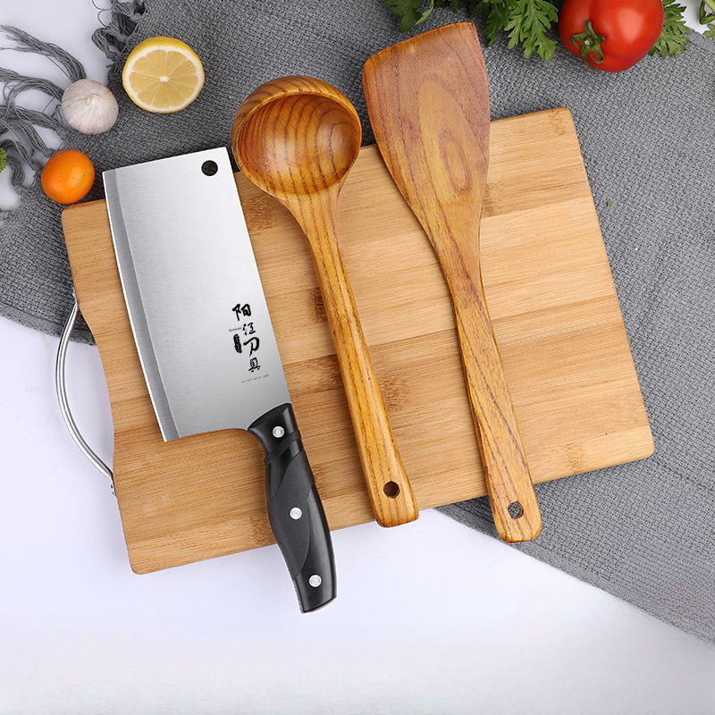 conjunto completo de cuchillos de cocina domésticos, cuchillos de cocina, utensilios de cocina, platos de cocina, cocina de arroz, cocina de cocina, conjunto de cuchillos de cocina