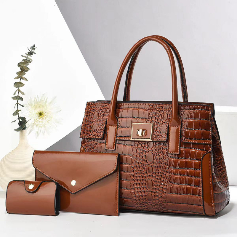Bolsas de tres piezas para niños y madres 2025 bolsas de mano casuales atmósfera versátil de moda de hombro nuevo bolsos mochilas