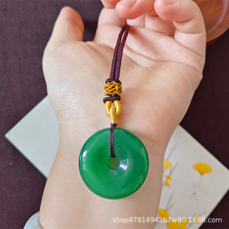 크리소프레이즈 안전버클(직경 약 30mm, 두께 약 8mm) 베어펜던트