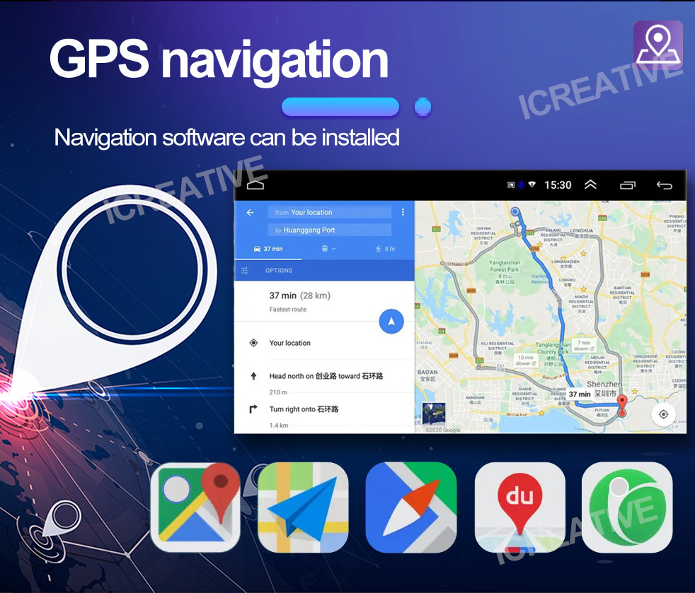 Suitable for 7inch Alfa Romeo Android Car Smart Gps Bluetooth Wireless Central Navigation All-In-One Machine
