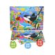 Wooden 40 Pieces Puzzle Toddler Cartoon Animal Traffic Plane Puzzle Baby Early Education Benefit Intelligence Building Blocks Toy
