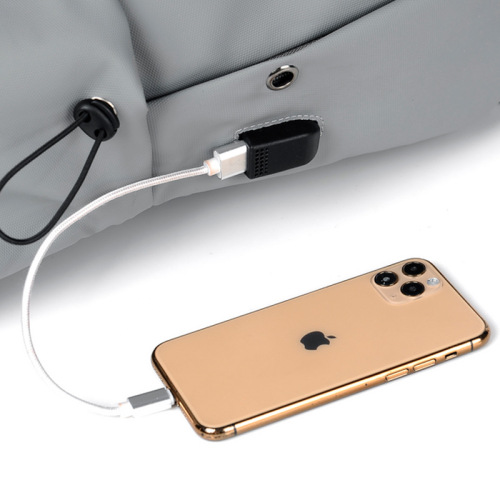 Backpack Wholesale Men's Simple Casual Atmosphere Business Computer Bag Trendy USB Charging Outdoor Travel Backpack