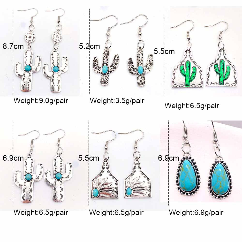 Wholesale Jewelry Simple Style Geometric Leaf Titanium Alloy Drop Earrings display picture 2