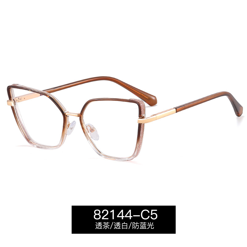 82144 Gafas anti-azul TR90 de comercio exterior europeo y americano