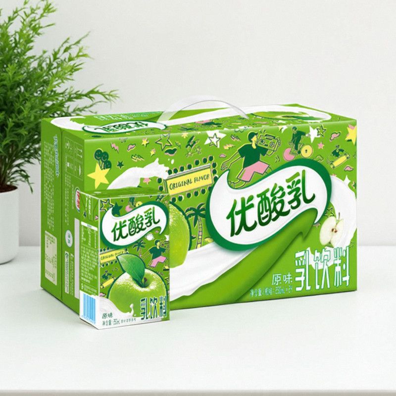 优酸乳系列250ml24盒原味蓝莓草莓AD早餐好搭档送礼包邮